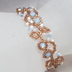 Bracelet S Bronze brass - Arabesque Tia - Bracelet S Bronze brass - Laiton bronze